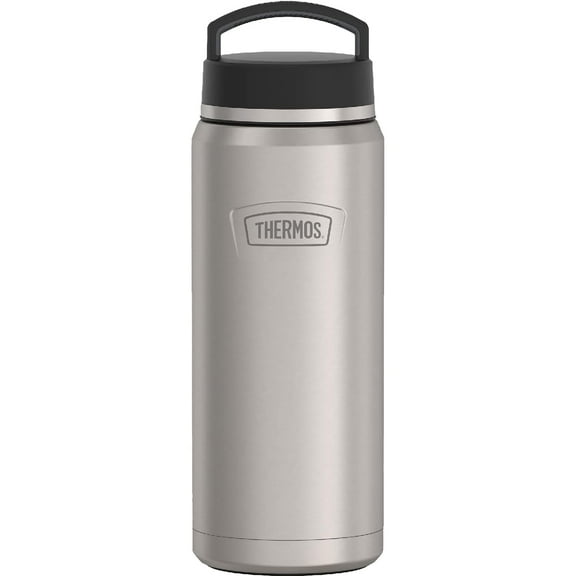 Thermos ICON Series Vacuum Insulated Stainless Steel Water Bottle with Screw Top, Matte Stainless Steel, 40oz
