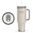 thumbnail image 1 of Thermos 40 oz Stainless Steel Cupholder Mug w/ Straw Sandstone, 1 of 16
