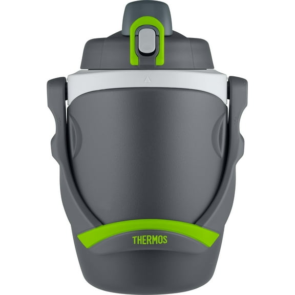 Thermos Foam Insulated BPA-Free Jug with Chug Spout, Charcoal, 64oz