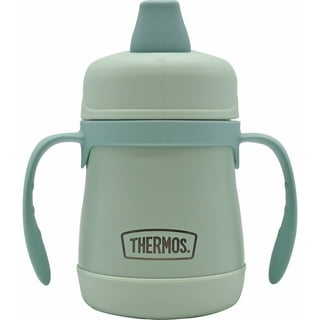  Baby thermos with straw 355 ml flowers - Stainless steel  vacuum insulated bottle - THERMOS - 24.00 € - outdoorové oblečení a  vybavení shop