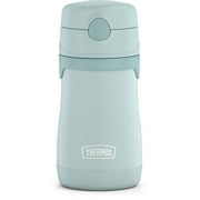 Thermos Baby Vacuum Insulated Stainless Steel Straw Bottle, 10oz, Mint