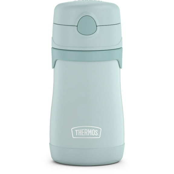 Thermos Baby Vacuum Insulated Stainless Steel Straw Bottle, 10oz, Mint