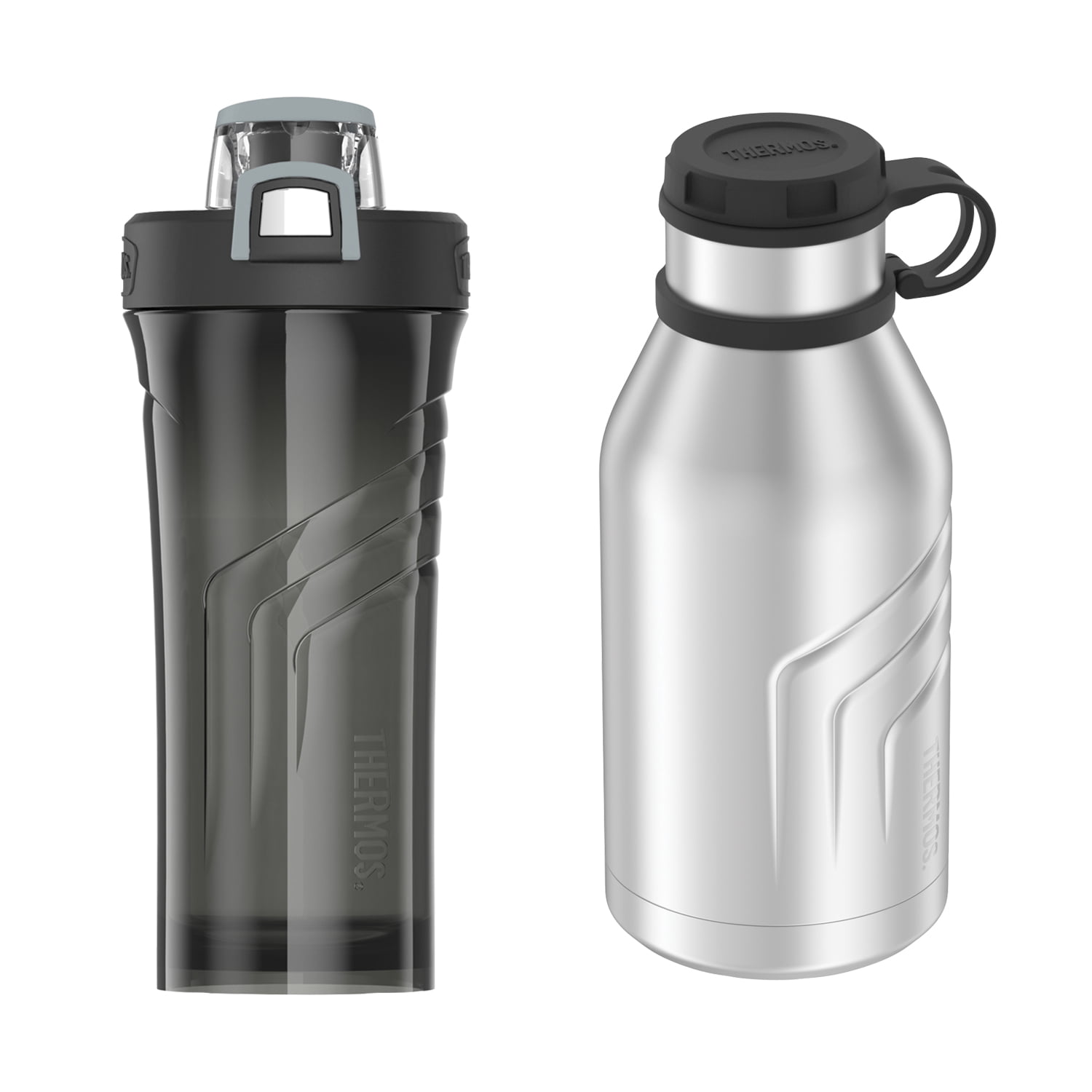 Thermos 32 Oz. Element5 Insulated Beverage Bottle With Screw Top Lid -  Black : Target