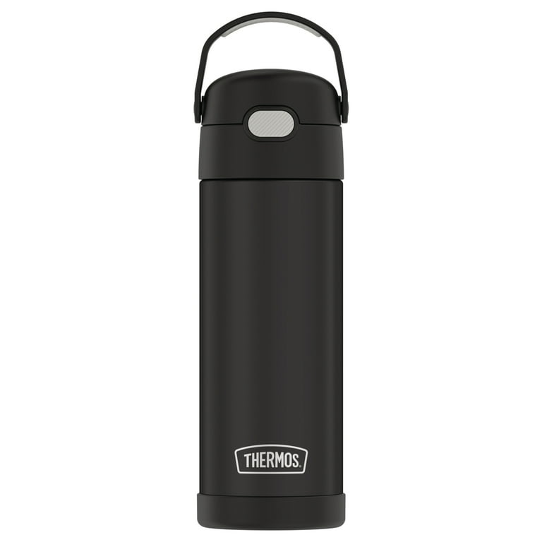 Thermos 16oz Funtainer Stainless Steel Leakproof Bottle, Black