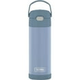 thumbnail image 1 of Thermos F41101DB6 16-Ounce Funtainer Vacuum-Insulated Stainless Steel Bottle with Spout (Denim Blue), 1 of 4