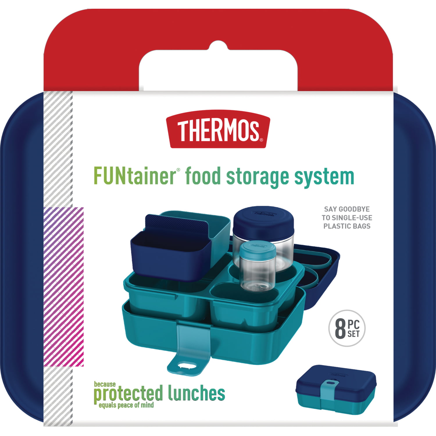 Thermos - Back to school means back to busy morning routines - make sure to  complete their lunch with our Thermos® Kids Freestyle™ Kit. This kid-friendly  design features an all-in-one 8 piece