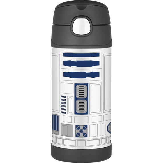 Thermos FUNtainer 12 floz R2D2 Black Stainless Steel Thermos