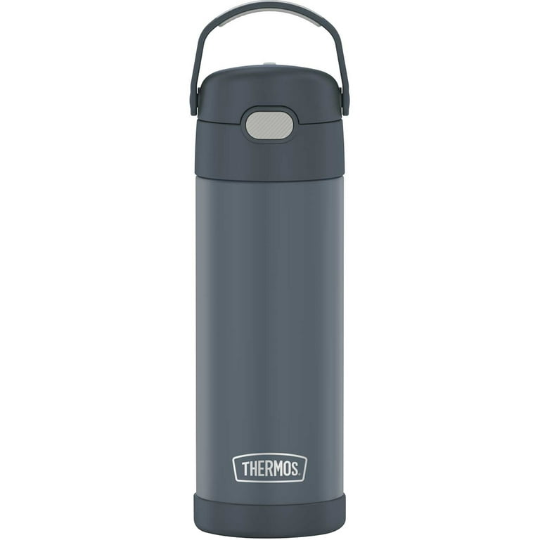 Thermos Funtainer Stainless Steel Insulated Bottle w-Spout - 16oz - Stone Slate
