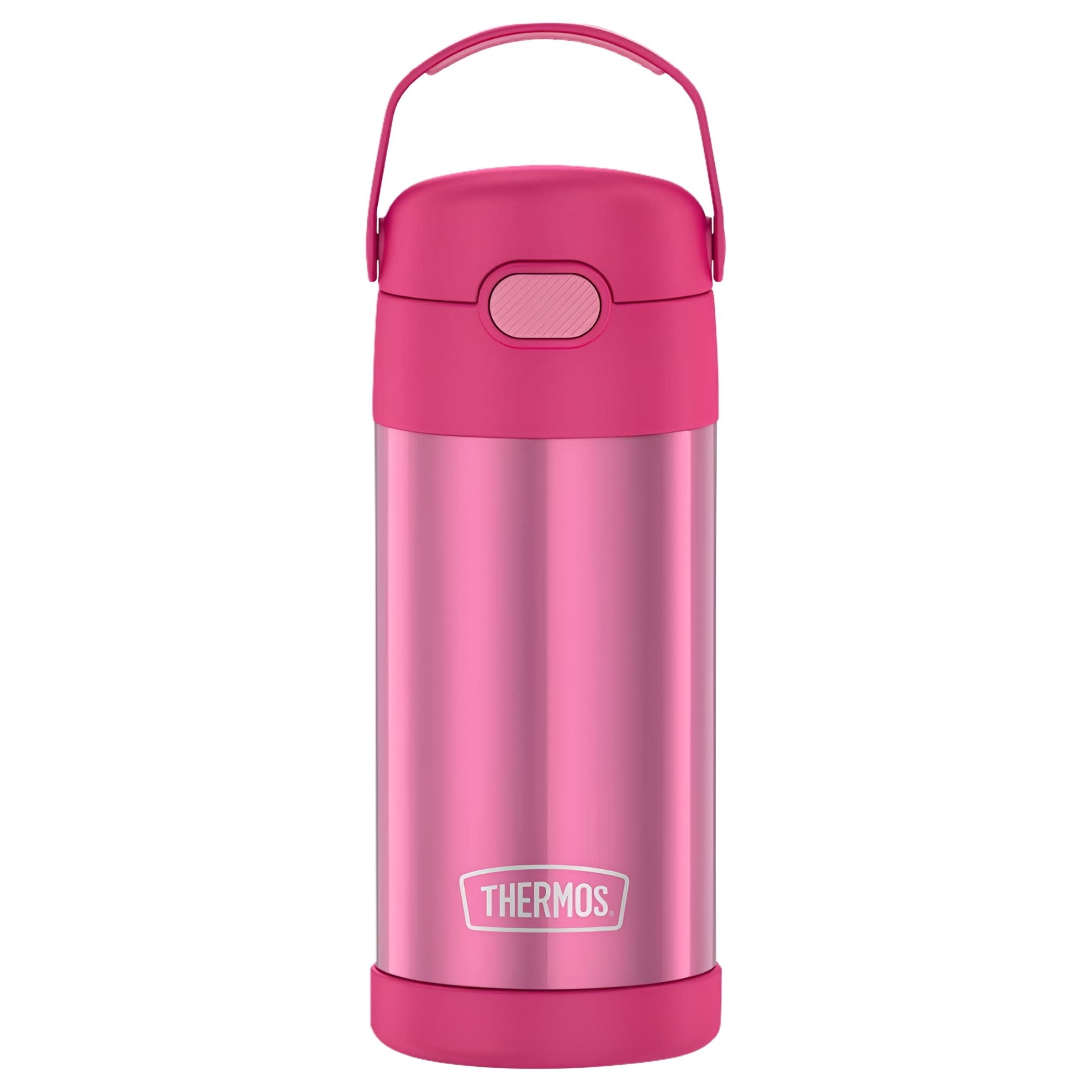 CWR WHOLESALE Thermos FUNtainer Stainless Steel Insulated Pink Water Bottle w/St... [F4019PK6]