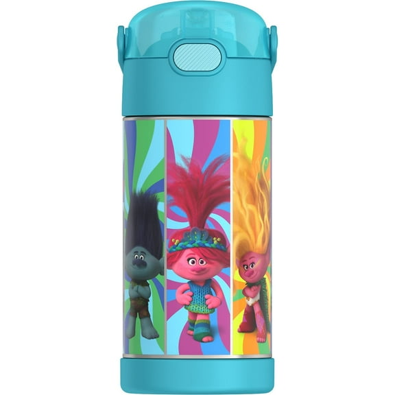 Thermos 12 oz. Kid's Funtainer Insulated Water Bottle - Trolls Movie