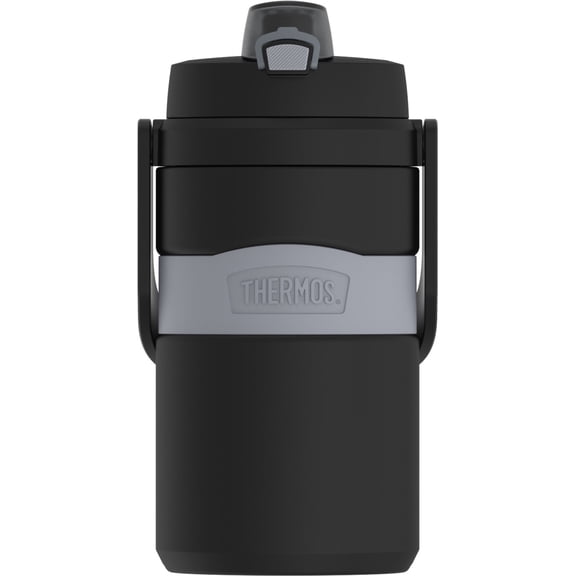 Thermos Foam Insulated Jug with Chug Spout, Black, 64oz