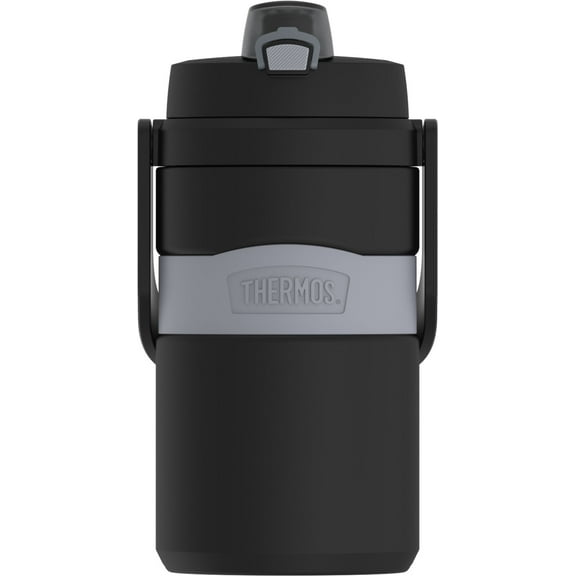 Thermos Foam Insulated Jug with Chug Spout, Black, 64oz