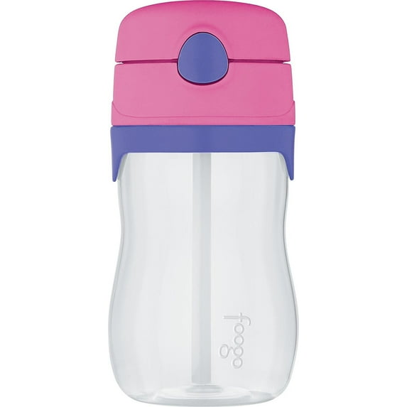 Thermos Foogo Straw Bottle (11 oz, Pink/Purple)