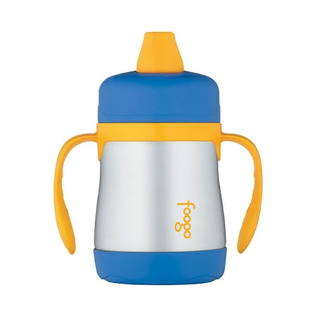 Thermos Foogo Vacuum Insulated Soft Spout Sippy Cup - 7oz - Blue