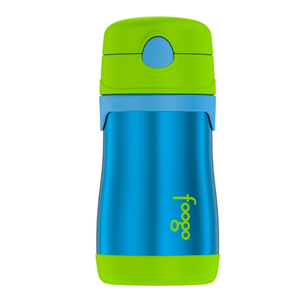 THERMOS FOOGO Vacuum Insulated Stainless Steel 10-Ounce Straw