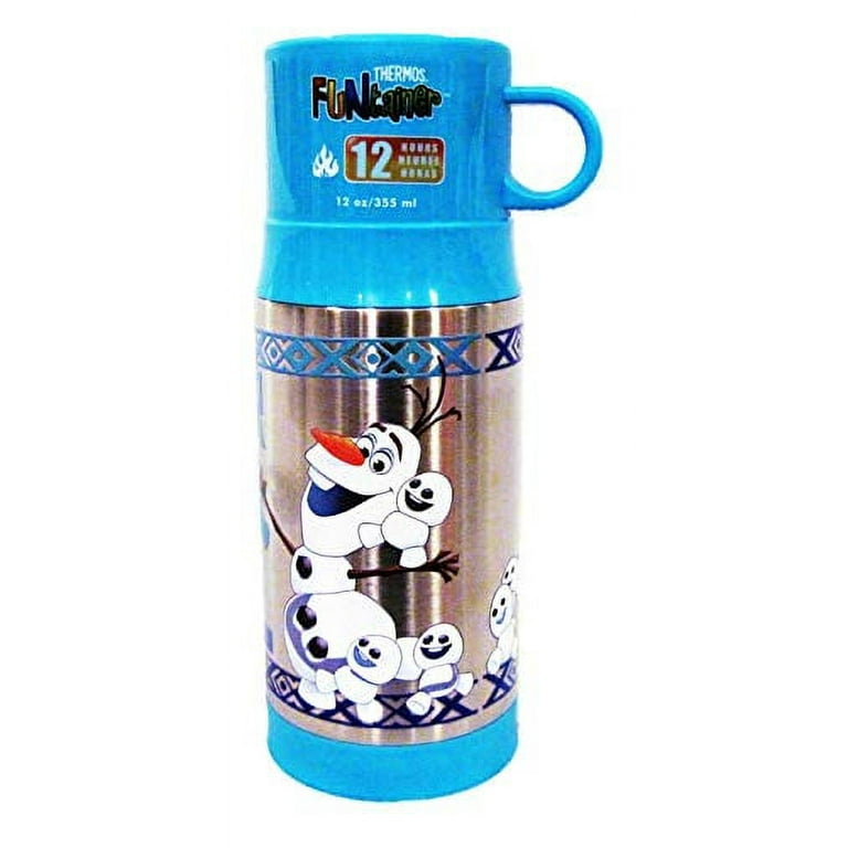 Thermos Funtainer Disney Frozen Olaf 12 oz Warm Beverage Bottle