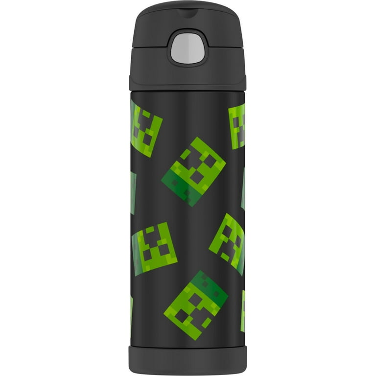 Thermos 16 Oz Stainless Steel Vacuum Insulated Funtainer Bottle, Minecraft  