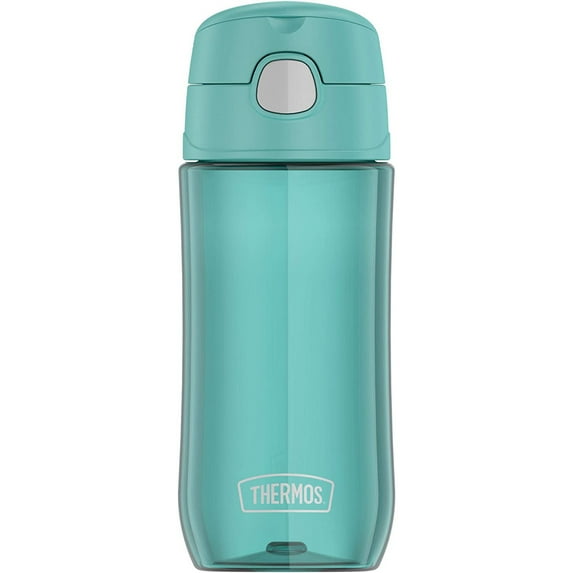 Thermos GP4040AQ6 16-Ounce Funtainer Vacuum-Insulated Stainless Steel Bottle with Spout Lid (Aqua)