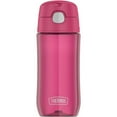 thumbnail image 1 of Thermos GP4040RS6 16 fluid ounces Funtainer Vacuum-Insulated Stainless Steel Bottle with Spout Lid (Raspberry), 1 of 7