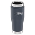 thumbnail image 1 of Thermos H1018DB4 16-Ounce Stainless King Vacuum-Insulated Stainless Steel Travel Tumbler (Matte Dusty Blue), 1 of 3