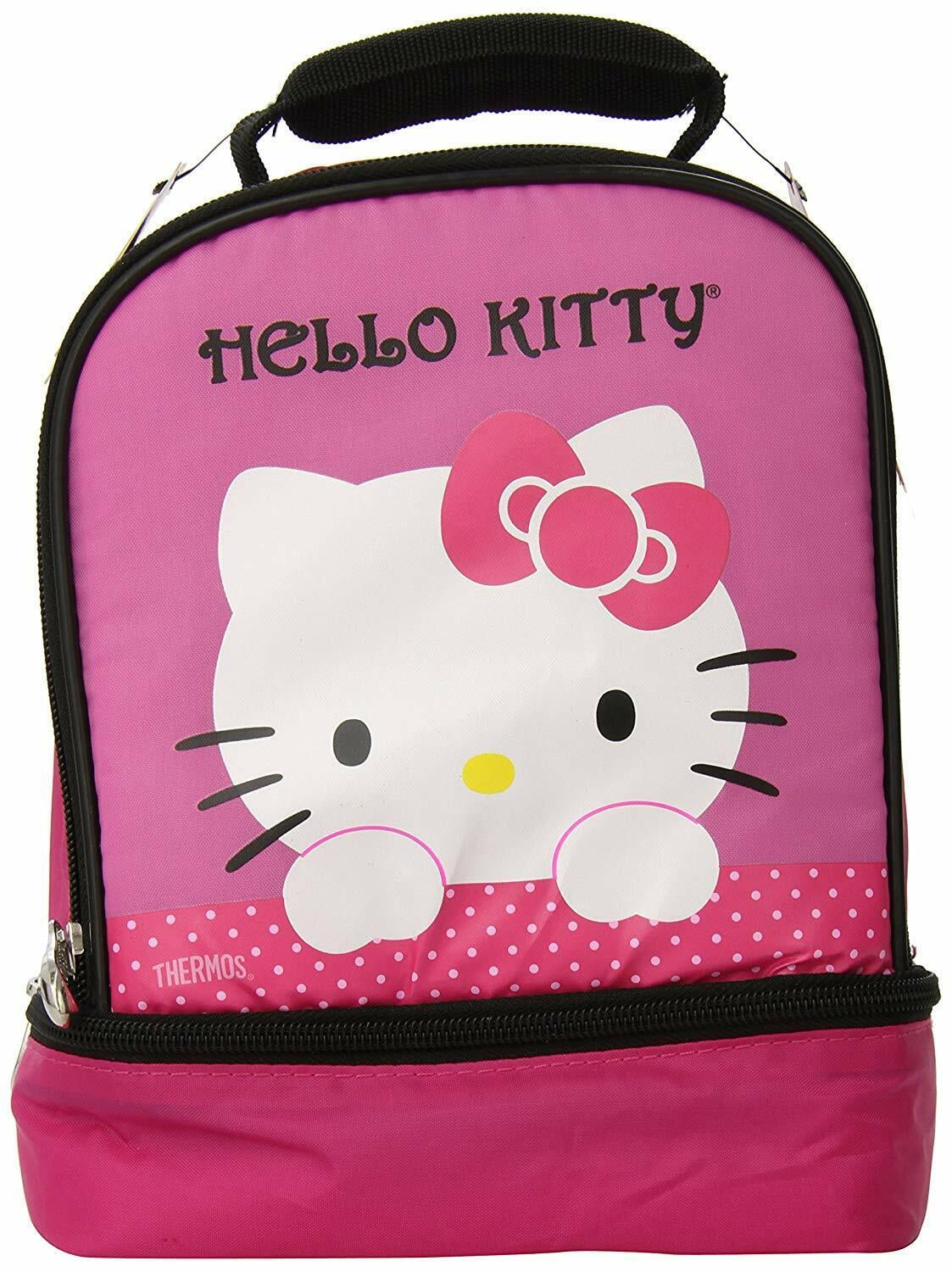 Thermos Hello Kitty Lunch Bag, Insulated Lunch Bags For Kids, Lunch Box For  Kids, Food Drink Dual Compartment Lunch Kit