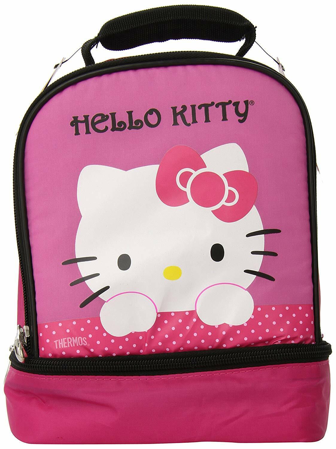 Thermos Hello Kitty Lunch Bag, Insulated Lunch Bags For Kids, Lunch Box For Kids, Food Drink Dual Compartment Lunch Kit - image 1 of 2