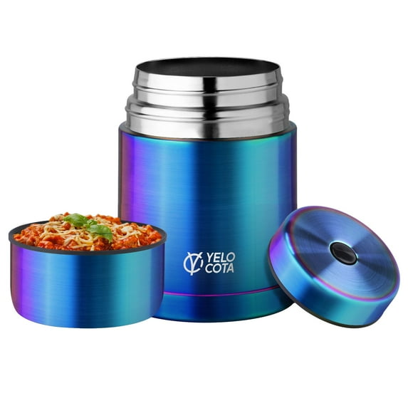 Thermos for Hot Food- Vacuum Insulated Stainless Steel Lunch Food Containers- Wide Mouth Soup Flask for Hot Food- Leak Proof Food Jar for School Office Travel