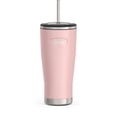 thumbnail image 1 of Thermos ICON Series Stainless Steel Vacuum Insulated Cold Tumbler with Straw, Pink, 24oz, 1 of 5