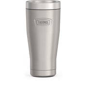 Thermos ICON Series Insulated Tumbler, 16oz, Hot 6 Hrs/Cold 12 Hrs, Dura-Seal Lid, Matte Stainless