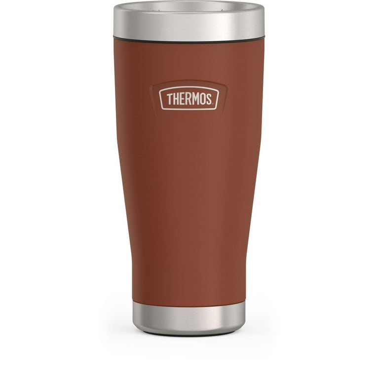 Thermos ICON Series Stainless Steel Vacuum Insulated Tumbler, 16oz, Saddle