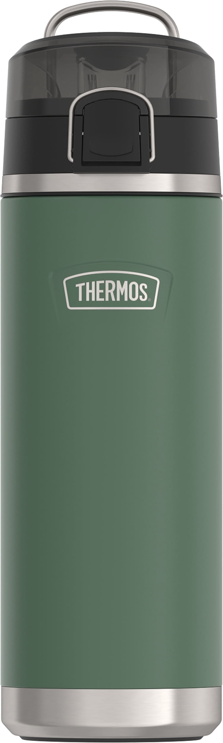 Thermos ICON Series Stainless Steel Vacuum Insulated Water Bottle w/ Spout, Alpine Green, 24oz