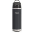 thumbnail image 1 of Thermos ICON Series Stainless Steel Vacuum Insulated Water Bottle w/ Spout, Graphite, 24oz, 1 of 9
