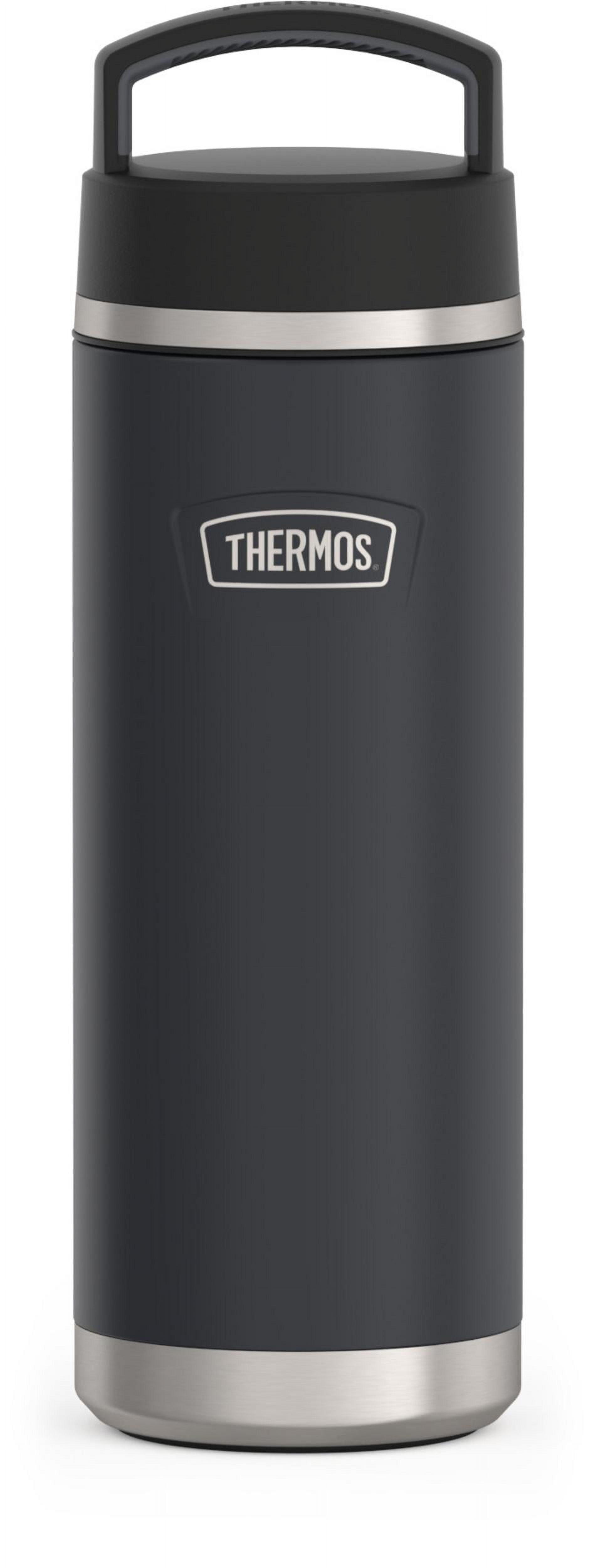 Thermos ICON Series Stainless Steel Vacuum Insulated Water Bottle with Screw Top, 24oz, Granite