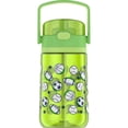 thumbnail image 1 of Thermos Kid's 14 oz. Plastic Hydration Bottle w/ Flip-Up Straw - Sports League, 1 of 3