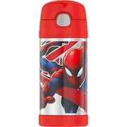 Thermos Kids' 12oz Stainless Steel FUNtainer Water Bottle with Bail Handle- Red Spider-Man