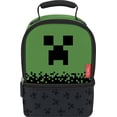 thumbnail image 1 of Thermos Kids Insulated Dual Compartment Lunch Bag, Minecraft, 1 of 8