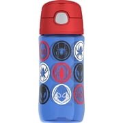 Thermos Kids Plastic Water Bottle with Spout, Spiderman, 16 oz