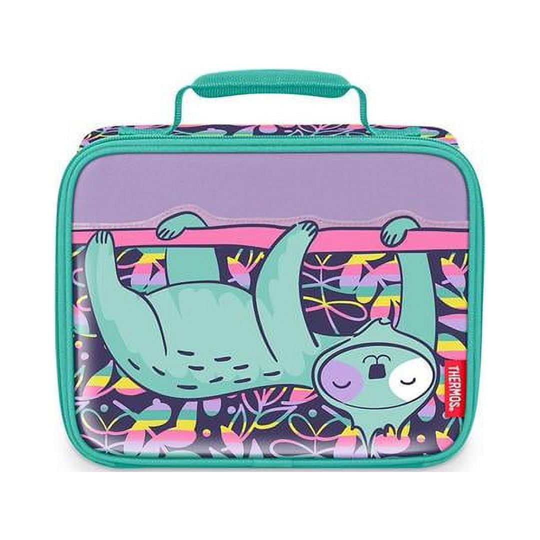 Thermos Kids' Soft Lunch Kit/Insulated Lunch Box,Mermaid,2021 Edition, Back  to School 