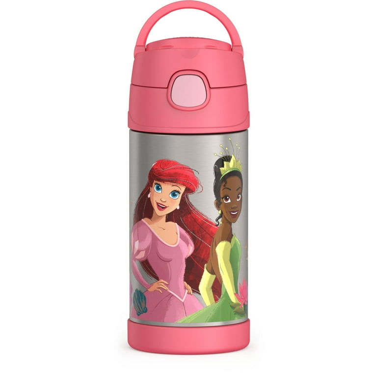 Disney Elsa Princess Cartoon Water Cup Bottle Thermos Cute