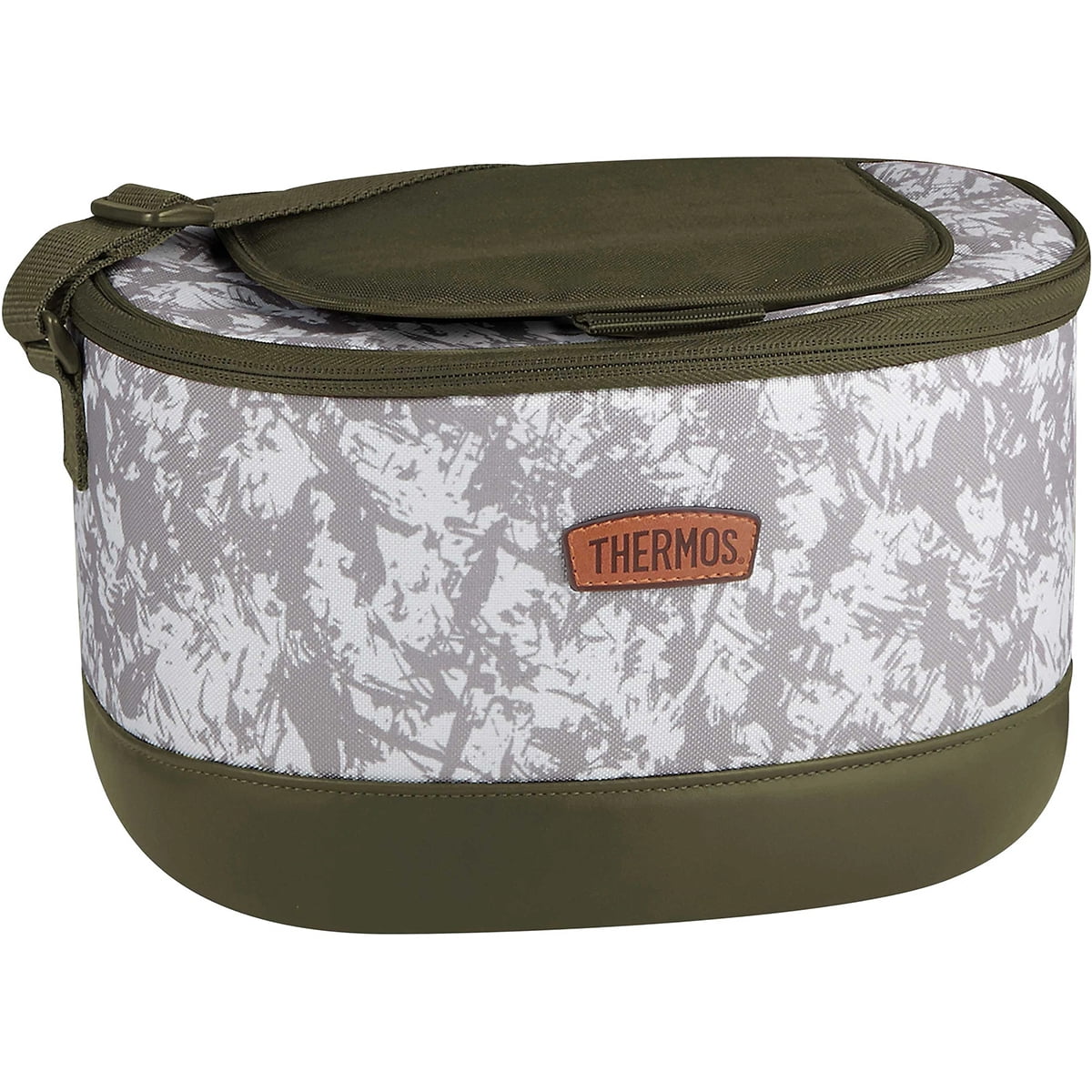 Thermos Premium 6 Can Soft Cooler White Camo Walmart