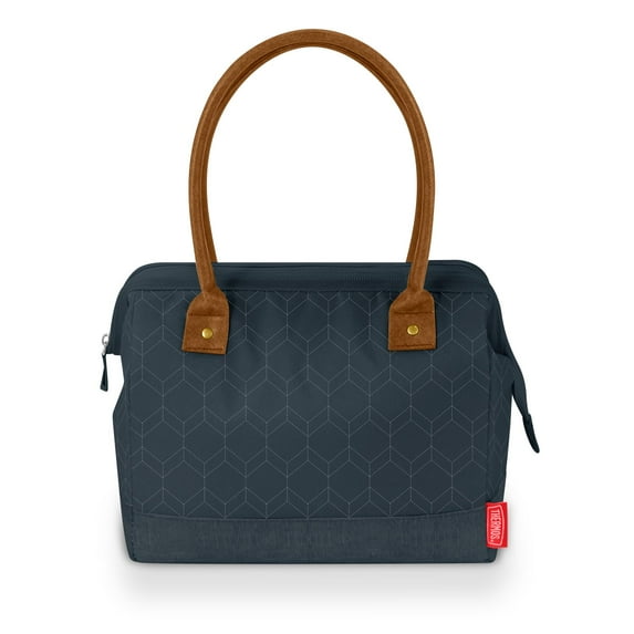 Thermos Raya Premium Duffle Lunch Bag, 9 Can, Geo Navy