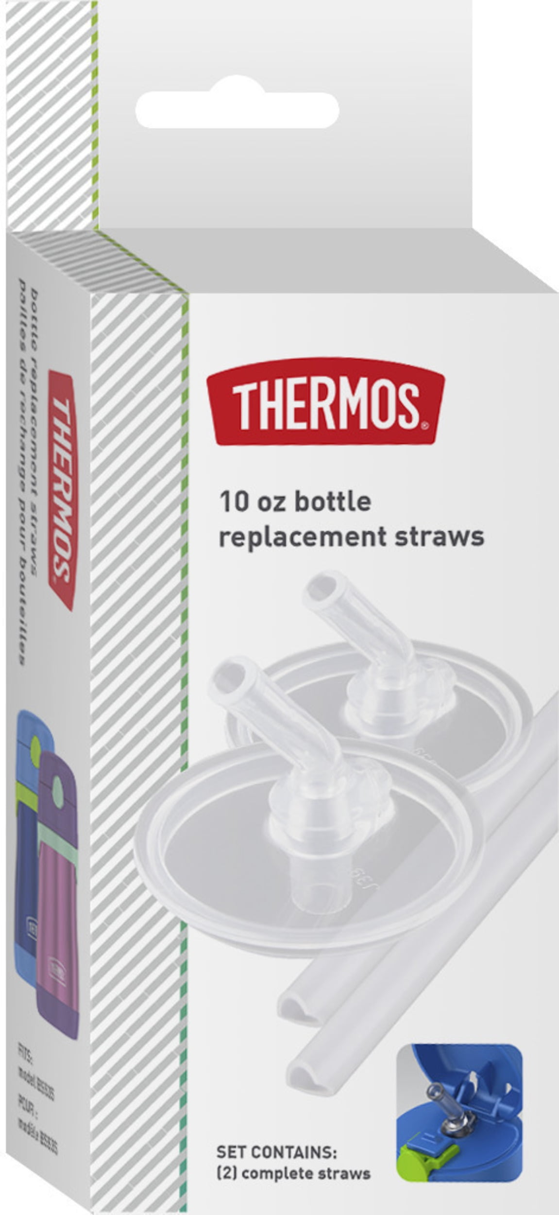Thermos Replacement Straws for 10oz Bottle