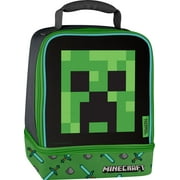 Thermos Reusable Dual Compartment Lunch Box, Minecraft
