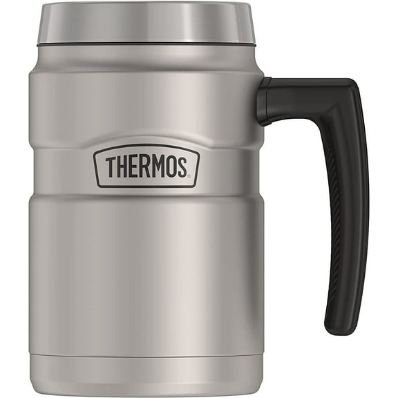 Thermos SK1600MS4 16-Oz. Stainless King Vacuum-Insulated Coffee Mug (Stainless Steel)