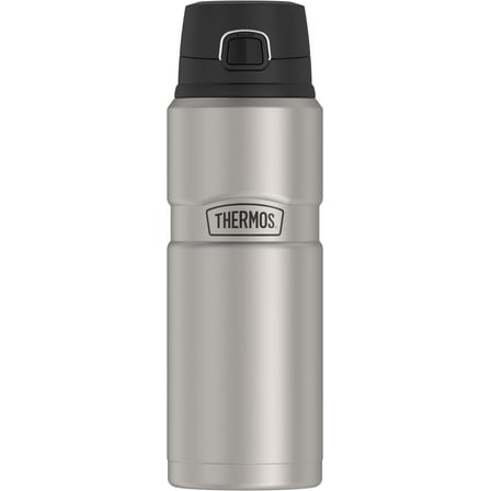 Thermos Stainless King Vacuum Insulated Stainless Steel Drink Bottle, 24oz, Matte Stainless Steel