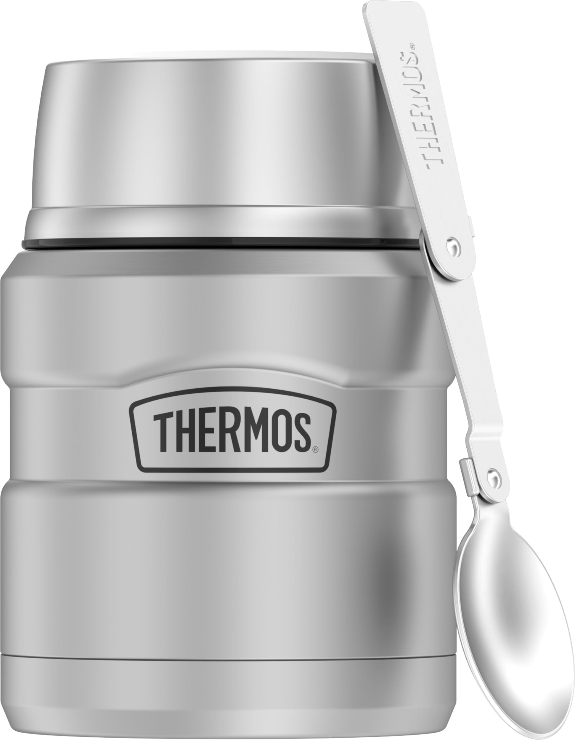 Thermos Stainless King 16oz Vacuum-Insulated Steel Food Jar with