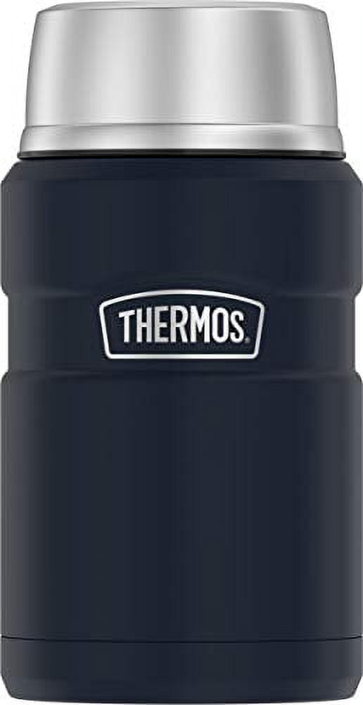 Thermos Stainless King Food Jar, Matte Midnight Blue, 24 Ounce 
