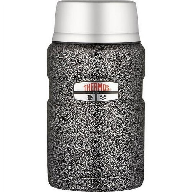 Thermos Stainless King Vacuum Insulated Food Jar, 24 Oz, Hammerstone