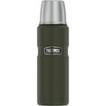 thumbnail image 1 of Thermos16-ounce Stainless King Vacuum-Insulated Stainless Steel Compact Bottle, Army Green, 1 of 10