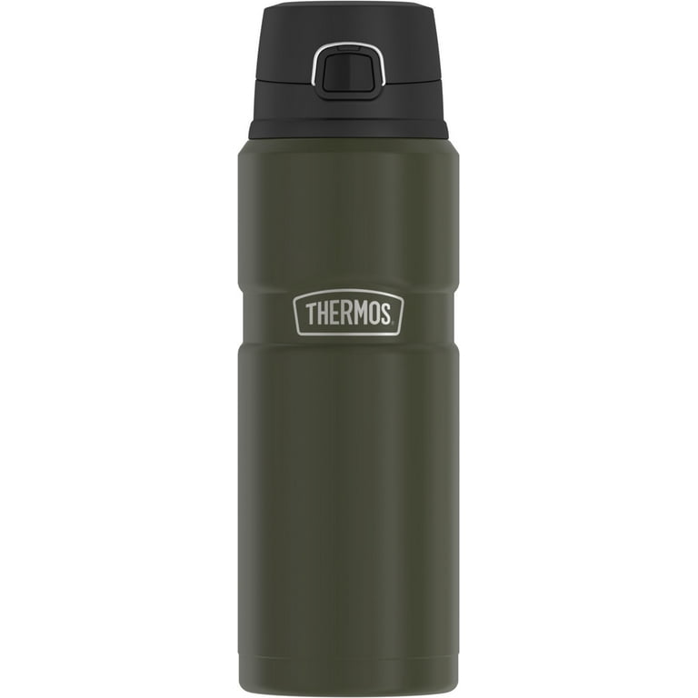 Homgreen Vacuum Insulated Bottle Coffee Thermos,1200ml,Thermos for Hot  Drinks,Keep Liquid Hot or Cold 24 Hours,Thermos with Strap&Perfect Size  Cleaning Brush,Portable,Bpa-Free 